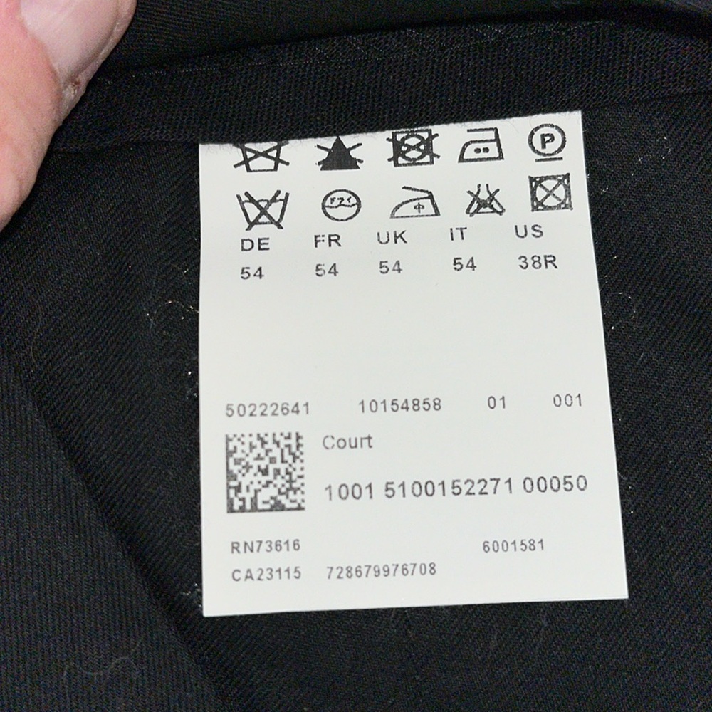 Hugo Boss Selection by Hugo Boss. Slim Fit Size 37”Waist, Ins 29”, 100%Wool VGUC - Picture 11 of 15